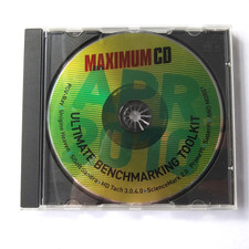 Maximum CD Ultimate Benchmarking Toolkit PC CD-ROM HD Tach Sandra SciMark picture