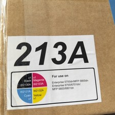 213A Toner Cartridge 4 Pack with Chip Compatible for HP 213A  picture