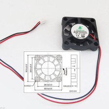 4x Brushless DC Cooling Fan 30x30x6mm 30mm 3006 11blade 5V 0.15A 2pin Connector picture