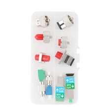 Fiber Optic Adapter Kit, OTDR Adapter SC FC ST LC Connector for OTDR Testing picture