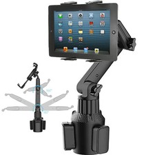 Car Cup Holder Arm Mount Stand for APPLE iPad AIR PRO 12.9 SURFACE TABLET IPHONE picture