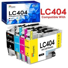 4PK LC-404 LC404 Ink Cartridges for Brother MFC-J1205W MFC-J1215W MFC J1205W XL picture