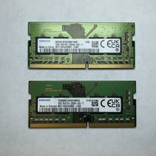 Lot of 2 Samsung M471A2G43BB2-CWE 16GB DDR4 PC4-3200AA 1Rx8 Laptop SODIMM RAM picture