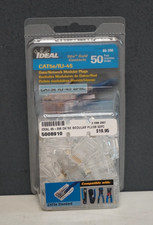Ideal CAT5e/RJ45 85-396 Data Network Modular Plugs 50 Pack NEW SEALED picture