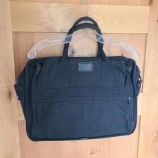 Vintage Tumi Black Canvas Ballistic Nylon Briefcase Laptop Carry On Bag Travel picture