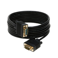 25ft - SVGA Male to Male Cable Gold Plated Connector PC Monitor Projector HDTV picture
