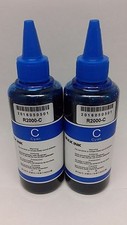 200ml Bulk Refill Ink for Epson Cyan Compatible R800 R1800 R2000 USA 159 T054 picture