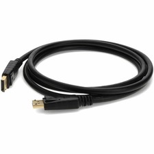 AddOn 6ft DisplayPort 1.2 Male to Male Black Cables (5 Pack) picture