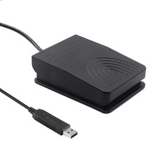 [Upgraded] iKKEGOL USB Foot Pedal Switch Video Game PC Hands Free Footswitch One picture