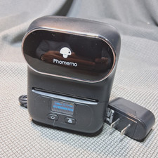 Phomemo M110 Bluetooth Thermal Label Maker Wireless Label Printer Working picture