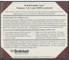 Family Tree Maker's   - BUNDLE: CD110 (2CDs), CD 701, CD702 picture