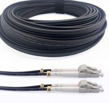 Elfcam® 25m Outdoor Indoor Shielded Armored Fiber Optic Cable LC UPC to LC UPC O picture