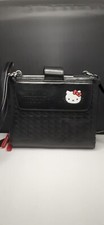 Hello Kitty Black Messenger Bag with 9.7inch screen compatibility for Apple iPad picture
