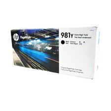 Genuine HP 981Y Black 343.5ml Ink Cartridge L0R16A PageWide Enterprise 556 586 picture