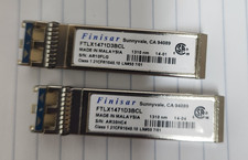 2x Finisar FTLX1471D3BCL  10Gbps 1310nm LR SFP+ Transceivers picture
