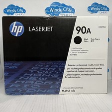 HP CE390A 90A Black Toner Cartridge LaserJet Enterprise 600,602,M4555 Sealed NEW picture