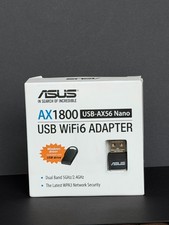 ASUS USB-AX56 Nano AX1800 WiFi 6 USB Adapter Dual Band WPA3 Free FAST Shipping picture