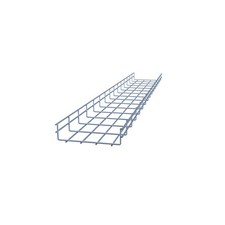 NavePoint Electro Zinc Plated Wire Mesh Cable Tray, 7.88