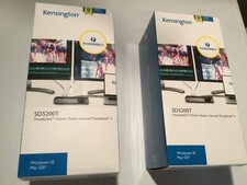 NEW-Lot of 2 -Kensington SD5200T Thunderbolt 3 Docking Station Brand New Sealed picture