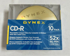 Dynex CD-R 10 Pack With Jewel Cases 80 Min 700 MB/700 Mo NEW picture