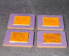 Lot of 4 x Vintage Ceramic CPU Processors for Gold Recovery picture