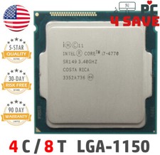 Intel 4th Gen Core i7-4770 SR149 3.40GHz (Turbo 3.90GHz) 4-Core 8M LGA-1150 CPU picture