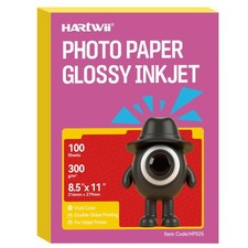 100 PCS 8.5x11 Inch Double Sided Thick Glossy Photo Paper 300Gsm 80Lb Card picture
