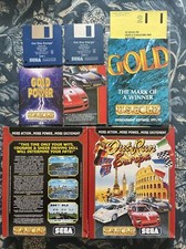 Out Run Europa - Atari ST Sega - Complete CIB Big Box Game Disks Manual Poster picture