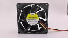 Sanyo 9WP0824S4D03 8025 DC24V 0.1A 8CM 3-Wire Inverter Waterproof Cooling Fan picture