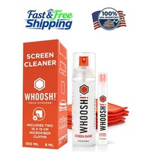 Ultimate Screen Cleaner Duo - 3.4 + 0.3 fl oz Bottle &  Cloths Included picture