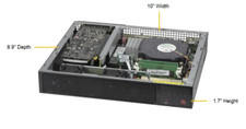 Supermicro SYS-E300-12C 1U Server CSE-E300 + X12SCV-LVDS + MCP-250-10133-0N picture