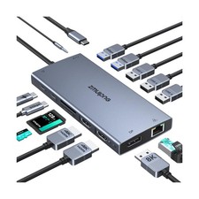 USB C Laptop Docking Station with 2 HDMI 4K@60Hz+DP 8K@30Hz for... USA FAST SHIP picture