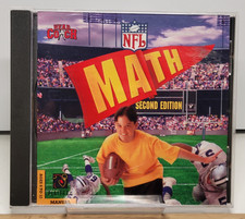 NFL Math 2nd Edition Head Coach PC CD-ROM 1996 Windows 95 Mac Educational picture