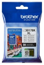 BROTHER LC3017 BK  XL High Yield Black Ink Cartridge New Sealed, Genuine picture