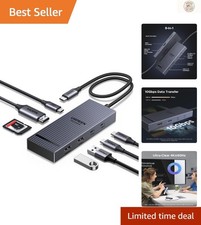 Revodok Pro USB C Hub 8-in-1 Docking Station with 4K HDMI & 100W PD Charging picture