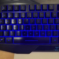 AULA Be Fire Sapphire KEY CAPS PARTS ONLY Mechanical Gaming WIRED Backlit picture