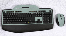 Logitech Custom Sage MK710 Wireless Keyboard Mouse Combo M705 Unifying Receiver picture