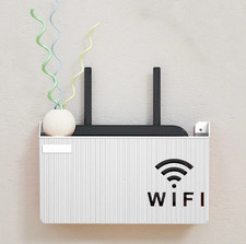 1pc Router Storage Rack Wall Mount TV Set Top Box Organizer Shelf - NEW picture