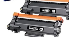 4 Pack TN830XL Black Toner Cartridge Compatible for Brother HL-L2460DW New picture