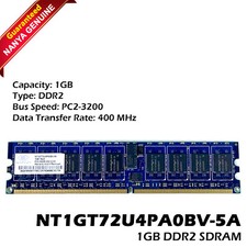 Lot x 2 Nanya NT1GT72U4PA0BV-5A 1GB PC2-3200 DDR2-400MHz Reg ECC Server Memory picture
