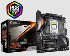 Gigabyte TRX40 AORUS MASTER Motherboard CPU TRX40 AMD Ryzen DDR4 WiFi 5GbE- picture