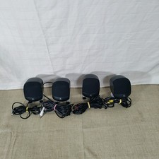 4 Logitech Z-640 Computer System Speakers White & Red & Yellow & Black Plugs picture