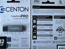 Centon DataStick Pro 32GB USB 2.0 Flash Drive - New Sealed Retail Pack picture