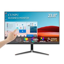 CUNPU 24 Inch Touchscreen Monitor, 10 Point Touch, FHD 1080P 75Hz 24.0, Black picture