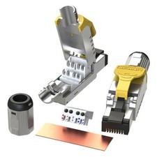 ghmt & Dsx8000 Certified Cat8 Ethernet Cable Connector 6pack Rj45 Metal Tool picture