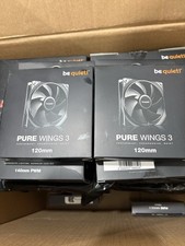 be quiet Pure Wings 3 120mm PWM Case Fan 2000RPM 49.9CFM Rifle 2 pack picture