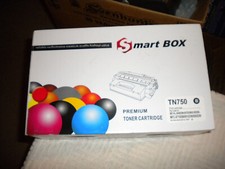 2 New Smartbox Fits Brother TN-750  Black High Yield Premium Toner Cartridge  picture