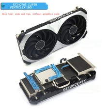 For MSI RTX4060 4060Ti 4070S 4070Ti VENTUS 2X Graphics Card Cooler w/ Fan New picture