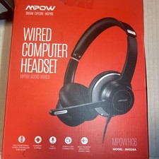 Mpow HC6 USB Headset w Microphone, Comfort-fit, On-Ear 3.5 mm Jack Call Center picture