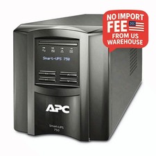 APC SmartUPS LCD 750VA 120V Tower UPS (SMT750) UPS-APC-SMT750 30 lb NEW picture